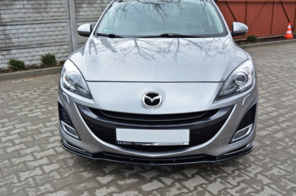 Spojler pod nárazník lipa Mazda 3 MK2 Sport před facelift černý lesklý plast