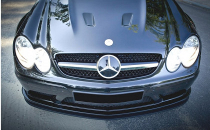 Spojler pod nárazník lipa Mercedes CLK W209 Black (SL Black Series Look) carbon look