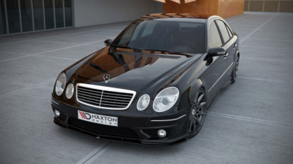 Spojler pod nárazník lipa Mercedes E-Class W211 AMG 06-09 facelift carbon look