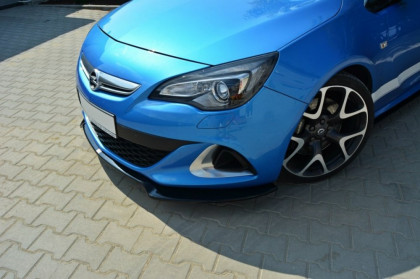 Spojler pod nárazník lipa Opel Astra J OPC / VXR V.2 černý lesklý plast