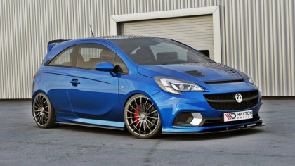 Spojler pod nárazník lipa Opel Corsa E OPC / VXR carbon look