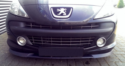 Spojler pod nárazník lipa Peugeot 207 předfaceliftem černý lesklý plast