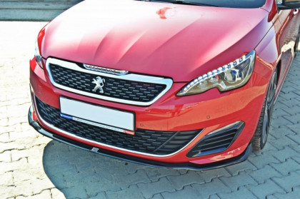 Spojler pod nárazník lipa Peugeot 308 II GTI V.1 černý lesklý plast