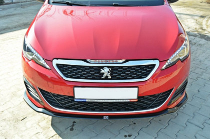 Spojler pod nárazník lipa Peugeot 308 II GTI V.1 černý lesklý plast