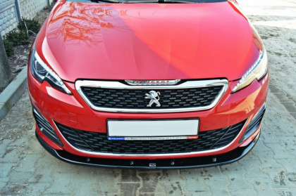 Spojler pod nárazník lipa Peugeot 308 II GTI V.2 15-18 černý lesklý plast