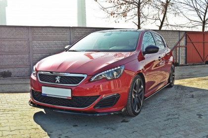 Spojler pod nárazník lipa Peugeot 308 II GTI V.2 15-18 černý lesklý plast