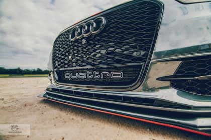 Spojler pod nárazník hybridní Audi S6 / A6 S-Line C7 carbon look