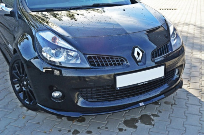 Spojler pod nárazník lipa Renault Clio III RS černý lesklý plast
