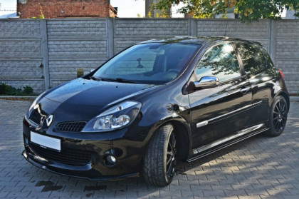 Spojler pod nárazník lipa Renault Clio III RS černý lesklý plast