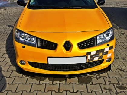 Spojler pod nárazník lipa Renault Megane II RS po faceliftu černý lesklý plast