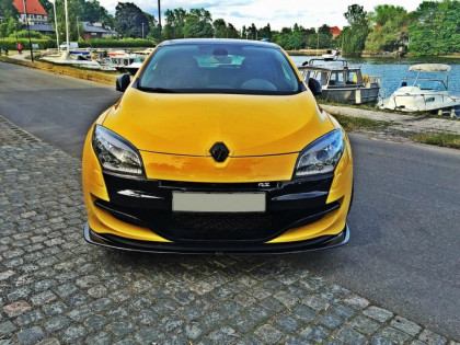 Spojler pod nárazník lipa Renault Megane III RS V.2 10-15 černý lesklý plast