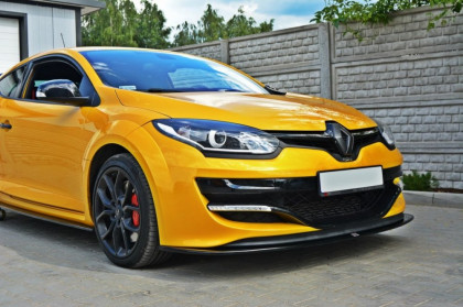 Spojler pod nárazník lipa Renault Megane III RS V.2 10-15 černý lesklý plast