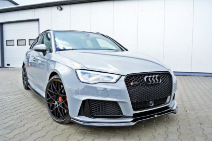 Spojler pod nárazník lipa V.1 Audi RS3 8VA Sportback carbon look