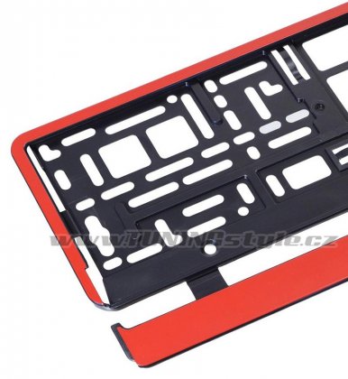 Podložka pod SPZ RED STRIP