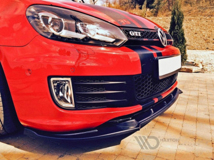 Spojler pod nárazník lipa Volkswagen Golf 6 GTI 35th černý lesklý plast