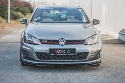 Spojler pod nárazník lipa Volkswagen Golf 7 GTI černý lesklý plast