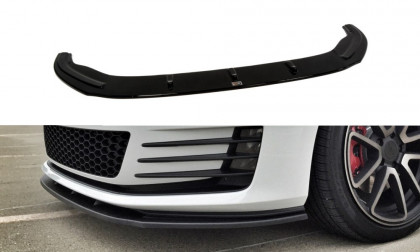 Spojler pod nárazník lipa Volkswagen Golf 7 GTI černý lesklý plast