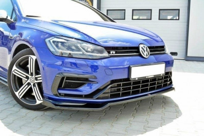 Spojler pod nárazník lipa VW Golf 7 R facelift V.2 černý lesklý plast