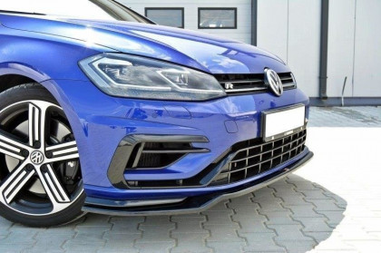 Spojler pod nárazník lipa VW Golf 7 R Facelift V.3 17- černý lesklý plast