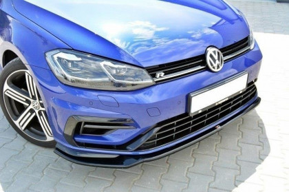 Spojler pod nárazník lipa VW Golf 7 R Facelift V.3 17- černý lesklý plast