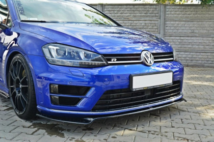 Spojler pod nárazník lipa VW Golf 7 R Ver2 13- černý lesklý plast