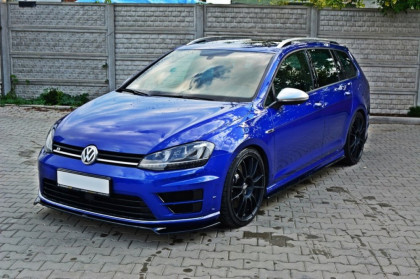 Spojler pod nárazník lipa VW Golf 7 R Ver2 13- černý lesklý plast