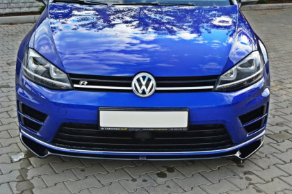 Spojler pod nárazník lipa VW Golf 7 R Ver2 13- černý lesklý plast