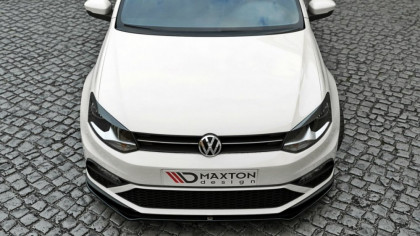 Spojler pod nárazník lipa VW Polo 5 GTI Facelift V.2 15- carbon look