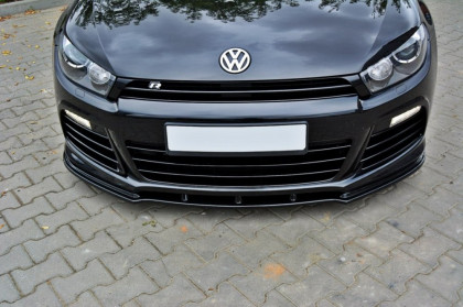 Spojler pod nárazník lipa Volkswagen Scirocco 3 R černý lesklý plast