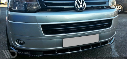Spojler pod nárazník lipa  VW T5 Facelift carbon look