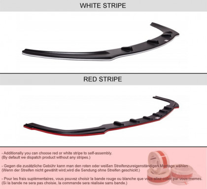 Splitter zadní, prostřední Alfa Romeo 159 05-11 (se žebry) carbon look