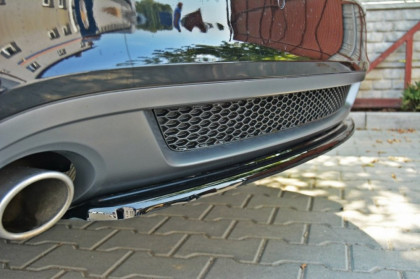 Splitter zadní, prostřední Audi A5 S-Line 07-11 (Bez žeber) carbon look