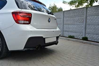 Splitter zadní, prostřední BMW 1 F20 M-Power (Bez žeber) 2011 carbon look