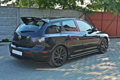 Splitter zadní, prostřední Mazda 3 MPS MK1 (Bez žeber) 06-08 carbon look