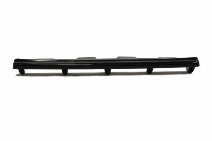 Splitter zadní, prostřední Mitsubishi Lancer Evo X (se žebry) 07-15 černý lesklý plast