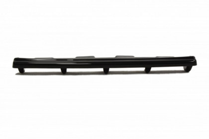 Splitter zadní, prostřední Mitsubishi Lancer Evo X (se žebry) 07-15 černý lesklý plast
