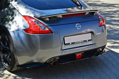 Splitter zadní, prostřední Nissan 370Z 09-12 černý lesklý plast