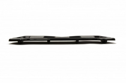 Splitter zadní, prostřední Peugeot 308 II GTI (se žebry) 15-18 černý lesklý plast