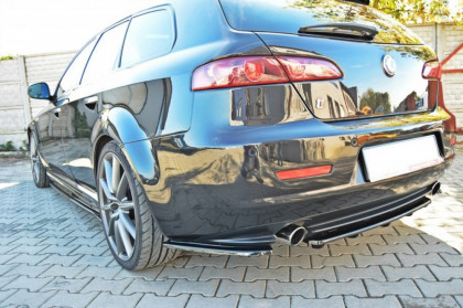 Splittery zadní, boční Alfa Romeo 159 05-11 černý lesklý plast