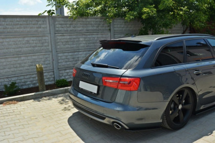 Splittery zadní, boční Audi A6 C7 S-Line Avant 2011- černý lesklý plast