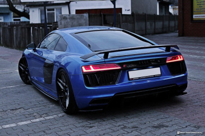 Splittery zadní, boční Audi R8 II 15- černý lesklý plast