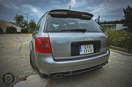 Splittery zadní, boční Audi RS6 C5 Avant 02-04 černý lesklý plast