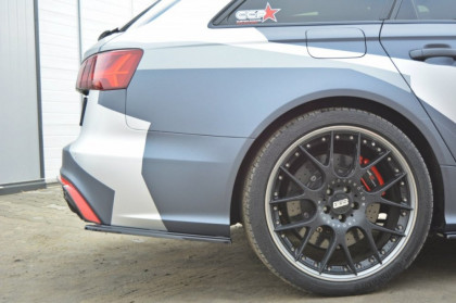 Splittery zadní, boční Audi RS6 C7 13- černý lesklý plast