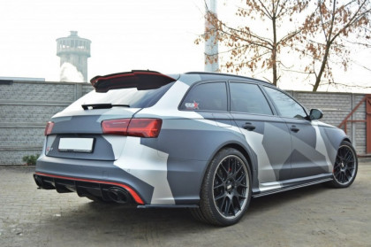 Splittery zadní, boční Audi RS6 C7 13- černý lesklý plast