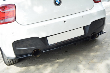 Splittery zadní, boční BMW 1 F20 M-Pover 11-15 černý lesklý plast