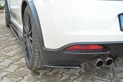 Splittery zadní, boční Fiat Grande Punto Abarth 07-10 carbon look