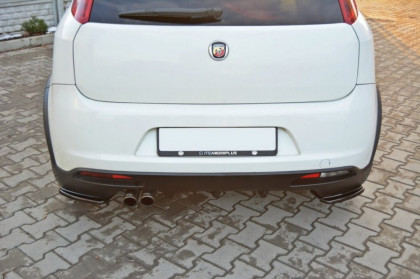 Splittery zadní, boční Fiat Grande Punto Abarth 07-10 carbon look