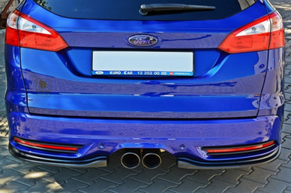 Splittery zadní, boční Ford Focus MK3 ST Estate 12-14 černý lesklý plast