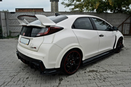 Splittery zadní, boční Honda Civic IX Type R 15- černý lesklý plast