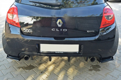 Splittery zadní, boční Renault Clio III RS 06-09 černý lesklý plast